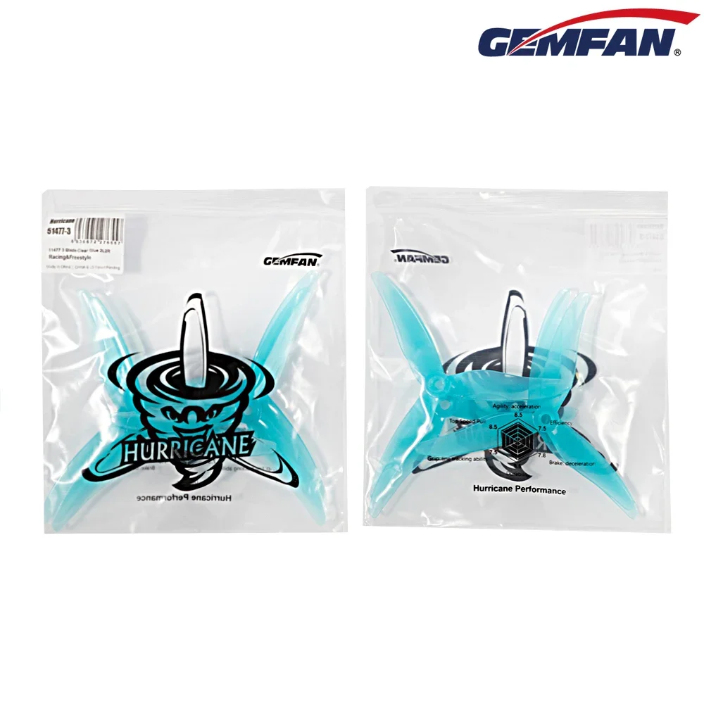 Rc Helicopter Parts - 10ペア（10CW + 10CCW）Gemfan JB ハリケーン 51477