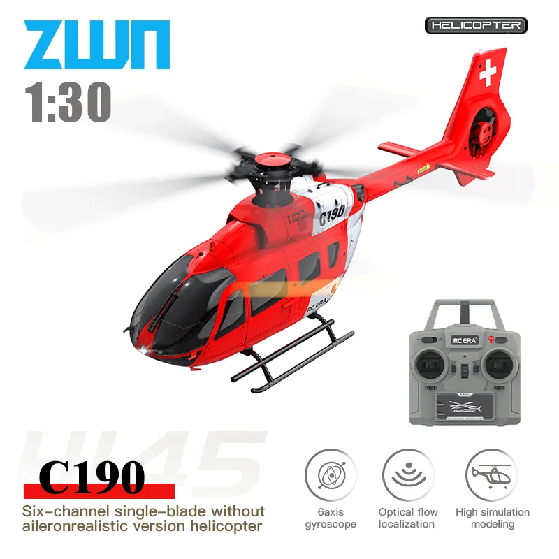 Rc Helicopter Large - C190 RCヘリコプター 2.4G 6軸ジャイロスコープ 1/30 6CH