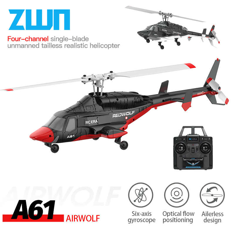 A61 RC ヘリコプター 2.4G 6軸ジャイロスコープ  - Rc Helicopter Large のレビューと価格