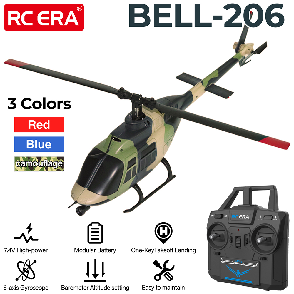 RC ERA RCヘリコプター 1:33 ベル206 航空機 - Rc Helicopter Large のレビューと価格