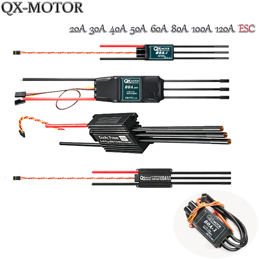 20A-120A ブラシレス ESC スピードコントローラー - Rc Helicopter Parts のレビューと価格