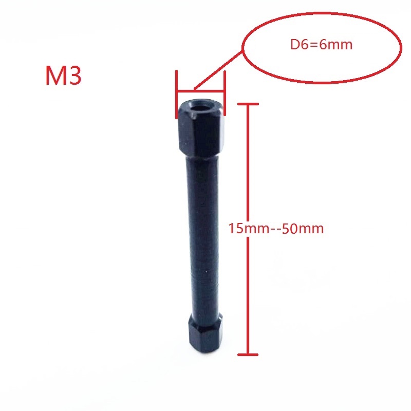 10 個 M3x15-100mm D6 外側六角アルミコラム - Rc Helicopter Coaxial のレビューと価格