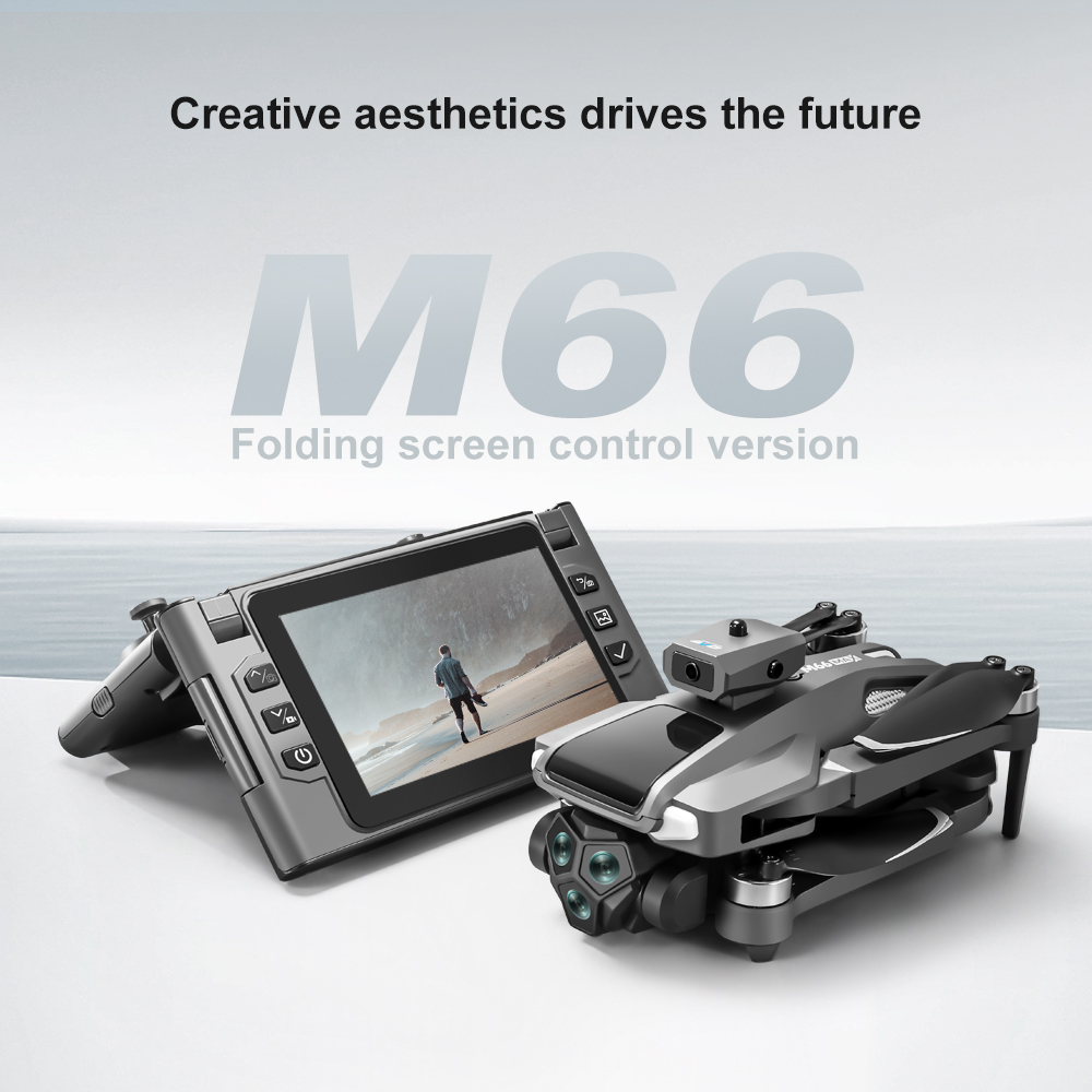 折りたたみ式M66 RCドローン、4.5インチHD折りたたみ - Rc Helicopter Case のレビューと価格