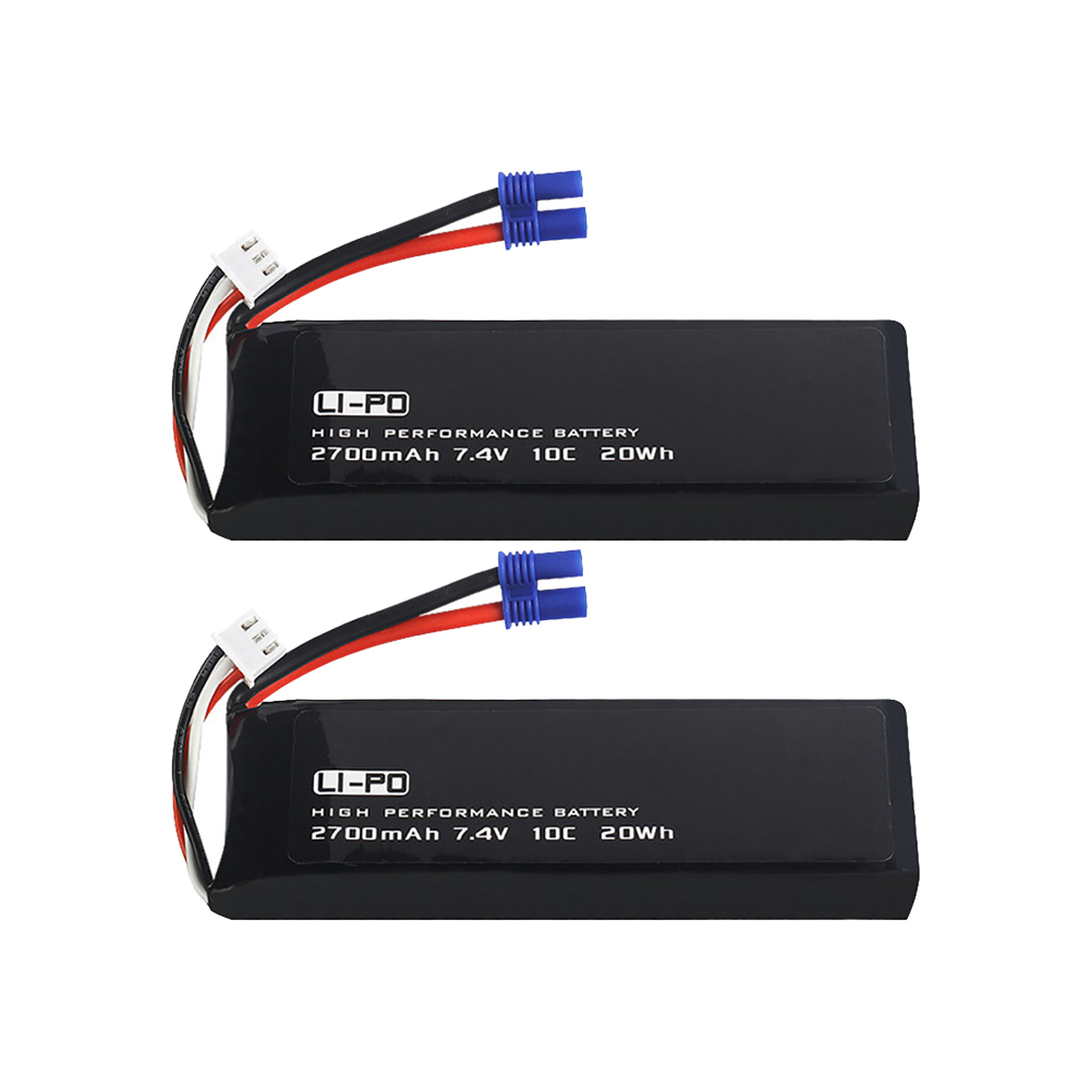 7.4V 2700mAh 10C オリジナルバッテリー Hu - Rc Helicopter Parts のレビューと価格